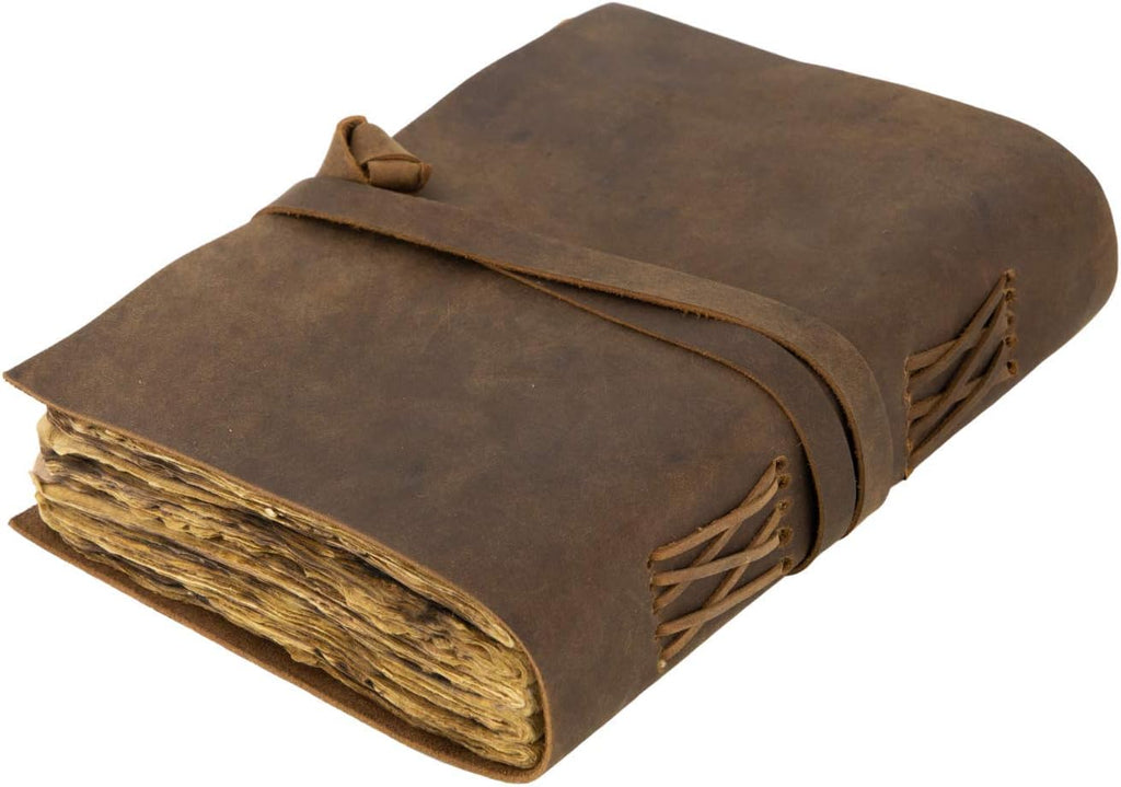 Handmade Leather Bound Journal 240 Pages Pack of 2 W839785