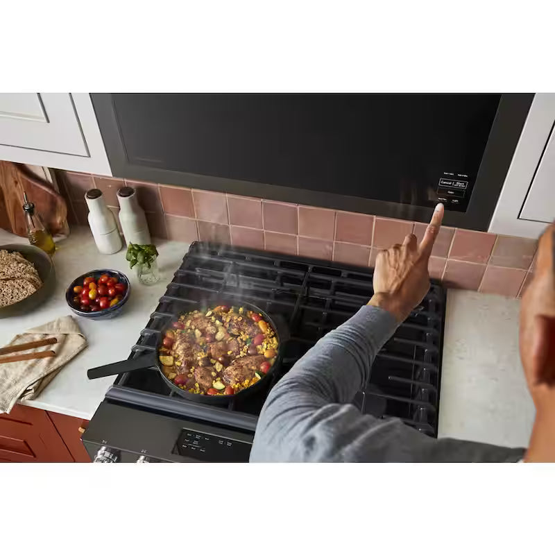 Black Stainless Steel Over-the-Range Microwave L951084