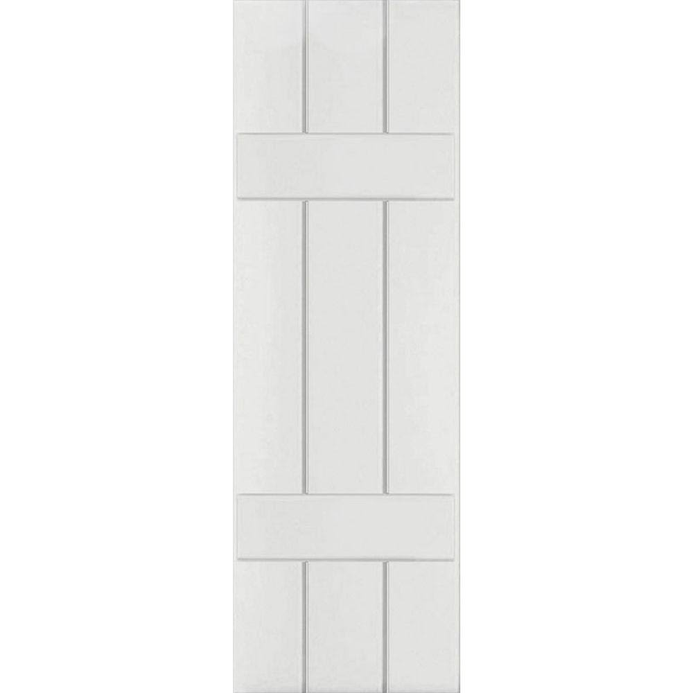 Primed Western Red Cedar Board and Batten Shutters Pair E993