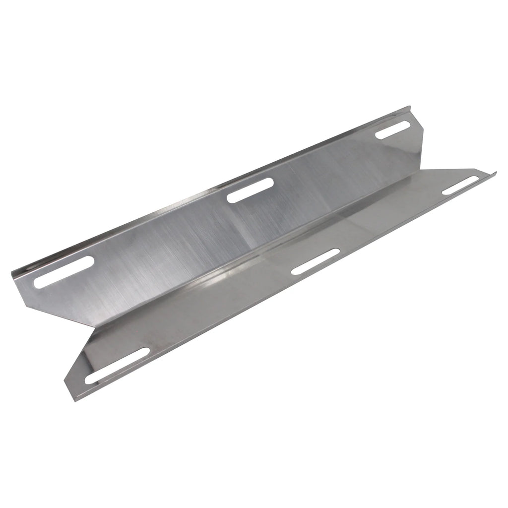 2-Pack Stainless Steel BBQ Gas Grill Tube Burner & Heat Shield Plate Replacement Parts H3852