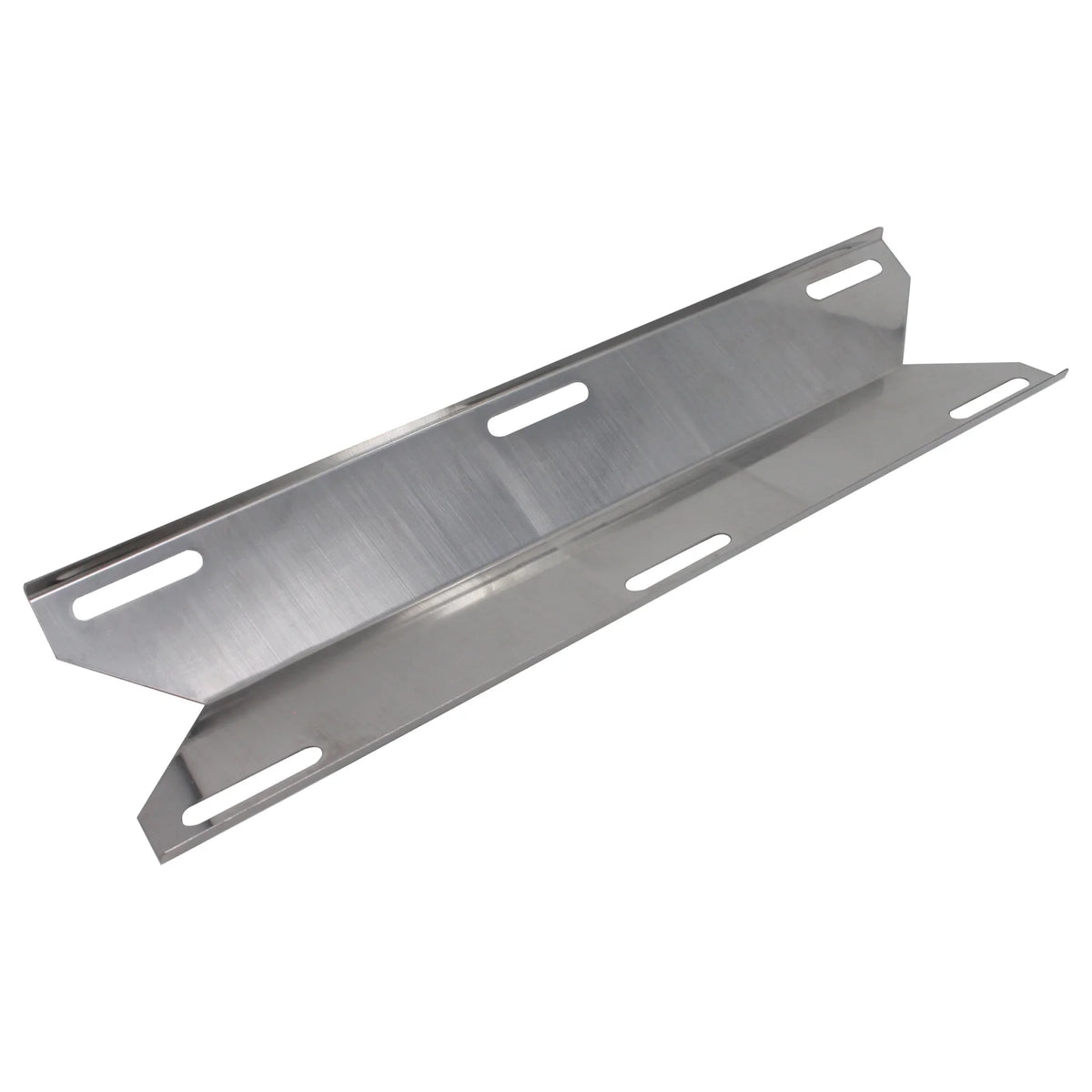 2-Pack Stainless Steel BBQ Gas Grill Tube Burner & Heat Shield Plate Replacement Parts H3852