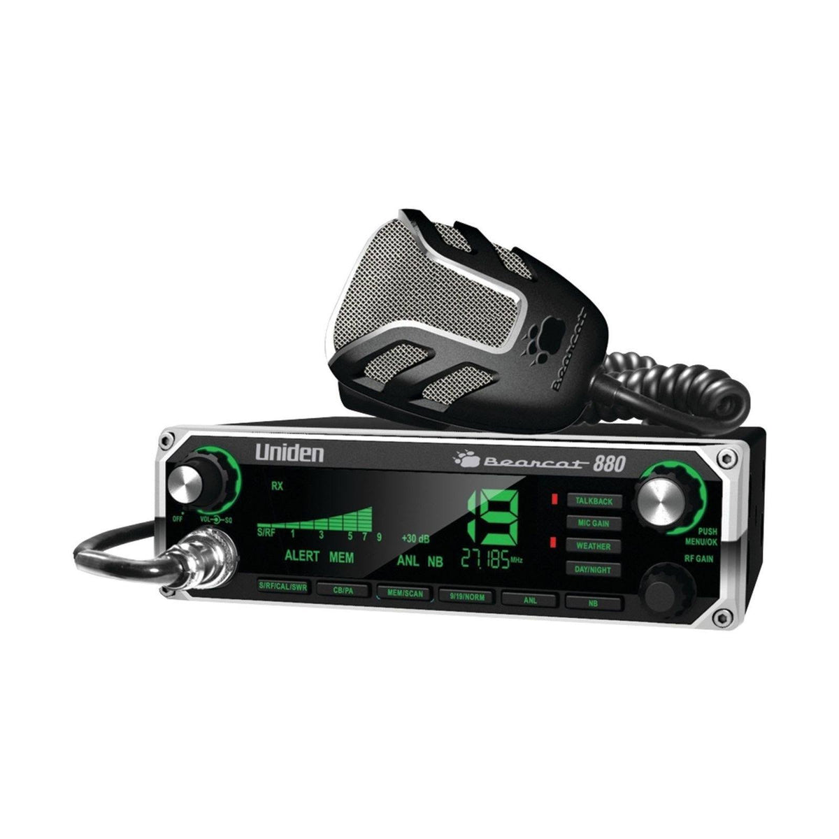 CB Radio with 7 Color Display Backlighting W57208