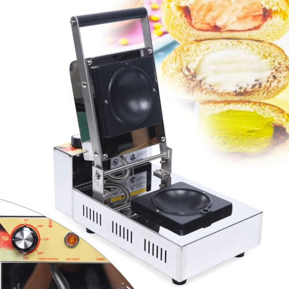 1000W Electric Burger Waffle Maker Panini Press E257