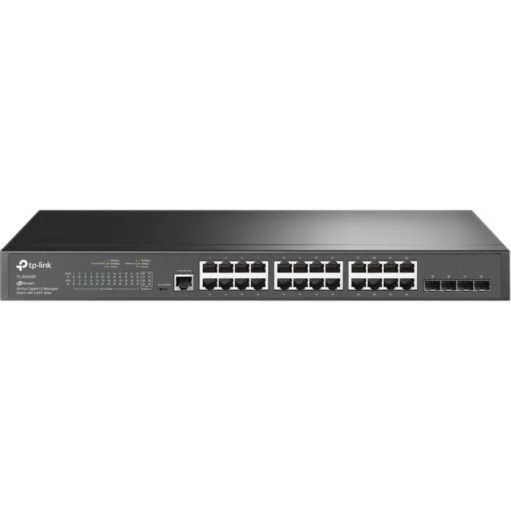 24-Port Gigabit L2 Managed Switch with 4 SFP Slots K3890