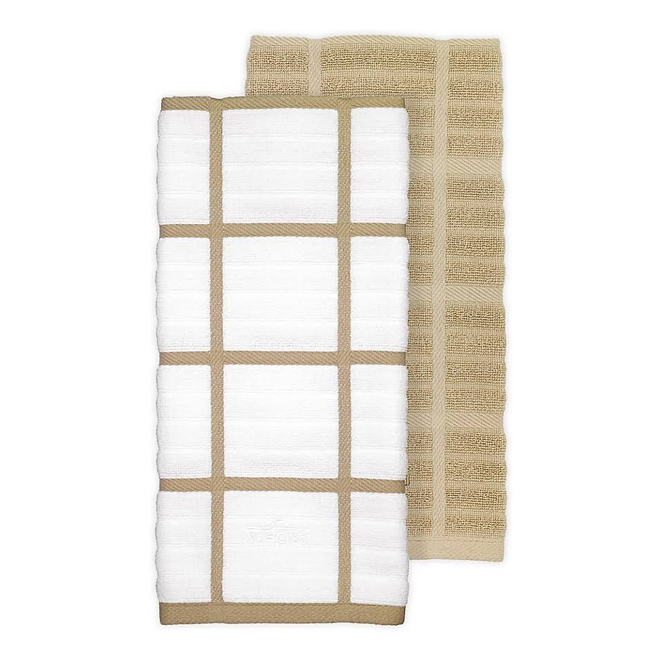 2-Pack Kitchen Towels in Cappuccino U8431