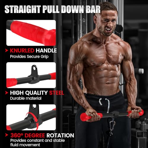 V-shaped Bar LAT Pull Down Bar D Handle with PU Grip C567955