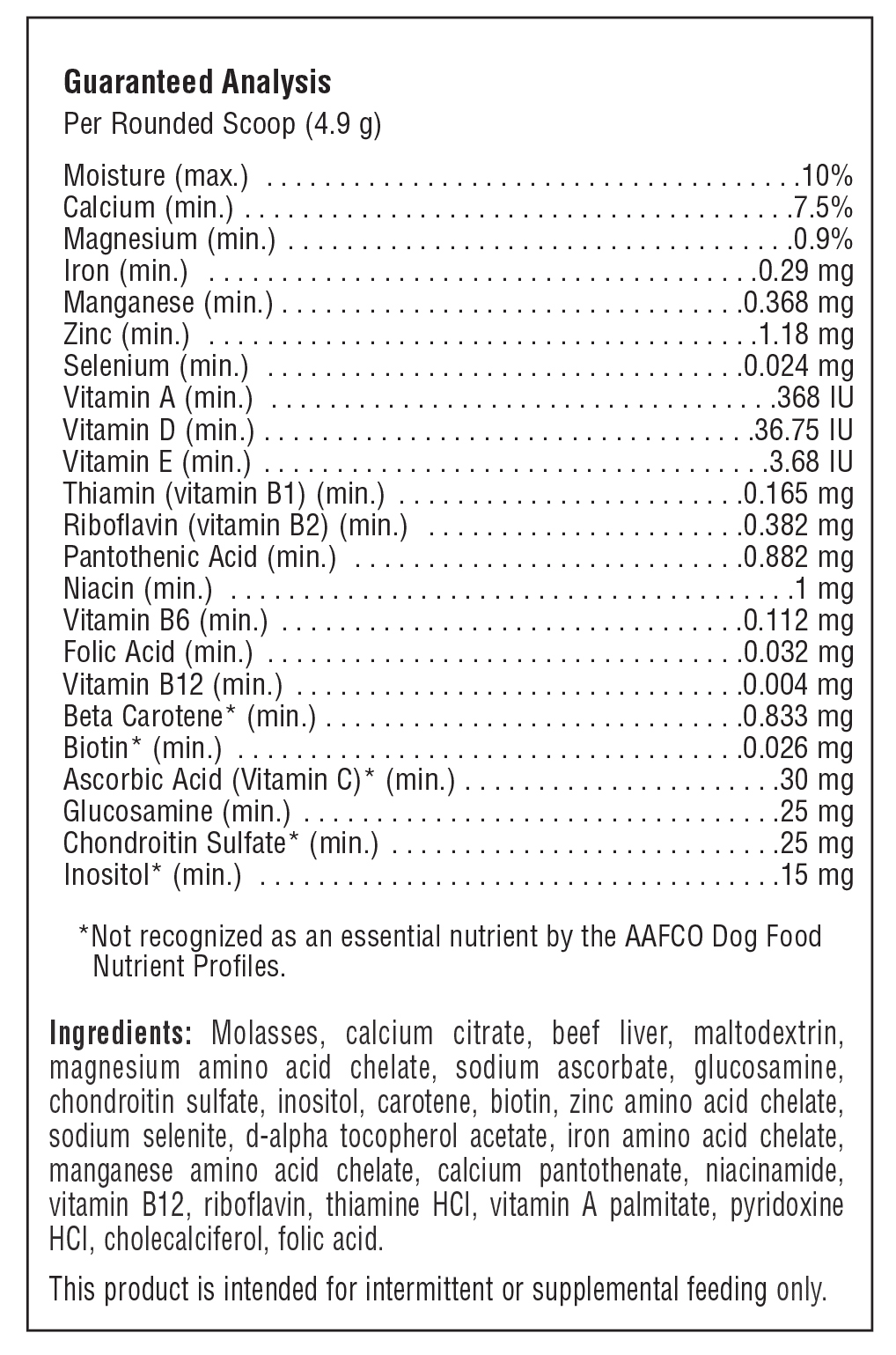 Multivitamin for Dogs 10.4 oz Powder M7770