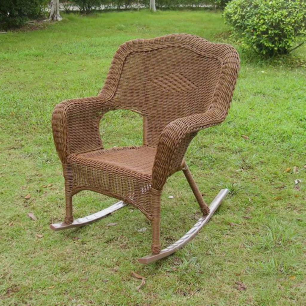 White Patio Rocker U201