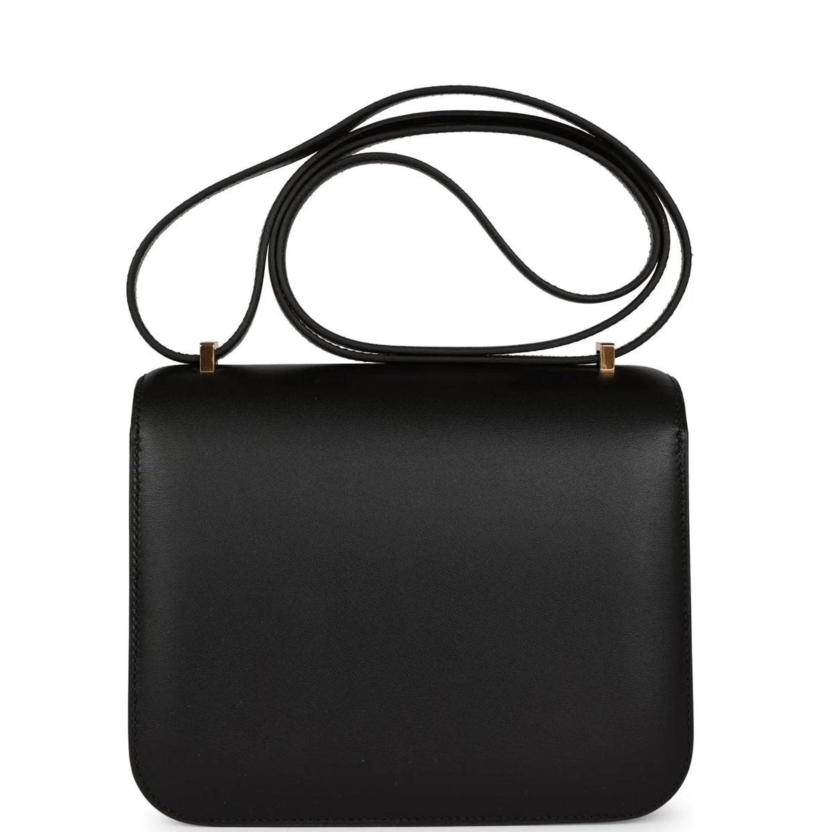 Black Leather Handbag D2266