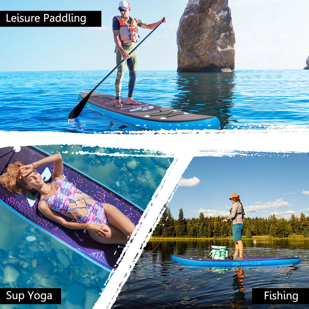 10.5' Inflatable Stand Up Paddle Board with Bag G244