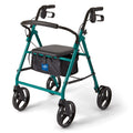 Green Foldable Steel Rollator Walker R4531