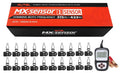 20pcs TPMS Tire Sensor with Battery Tester Dual Frequency Metal Valve Stem L2344