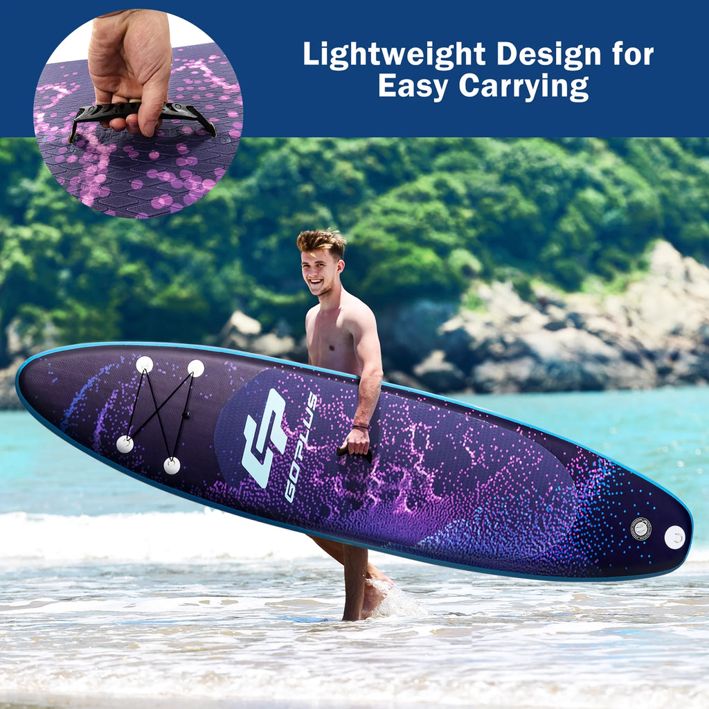 10.5' Inflatable Stand Up Paddle Board with Bag G244