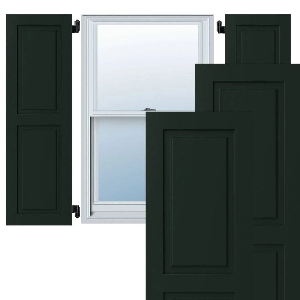 18x22W x 47x22H Exterior Composite Raised Panel Shutters L148