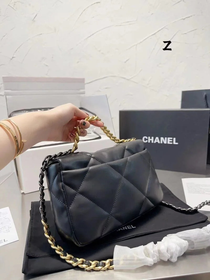 Black Lamb Leather Shoulder Bag M236632