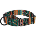 Martingale Dog Collar Nylon Tribal Pattern Adjustable Heavy Duty A14843