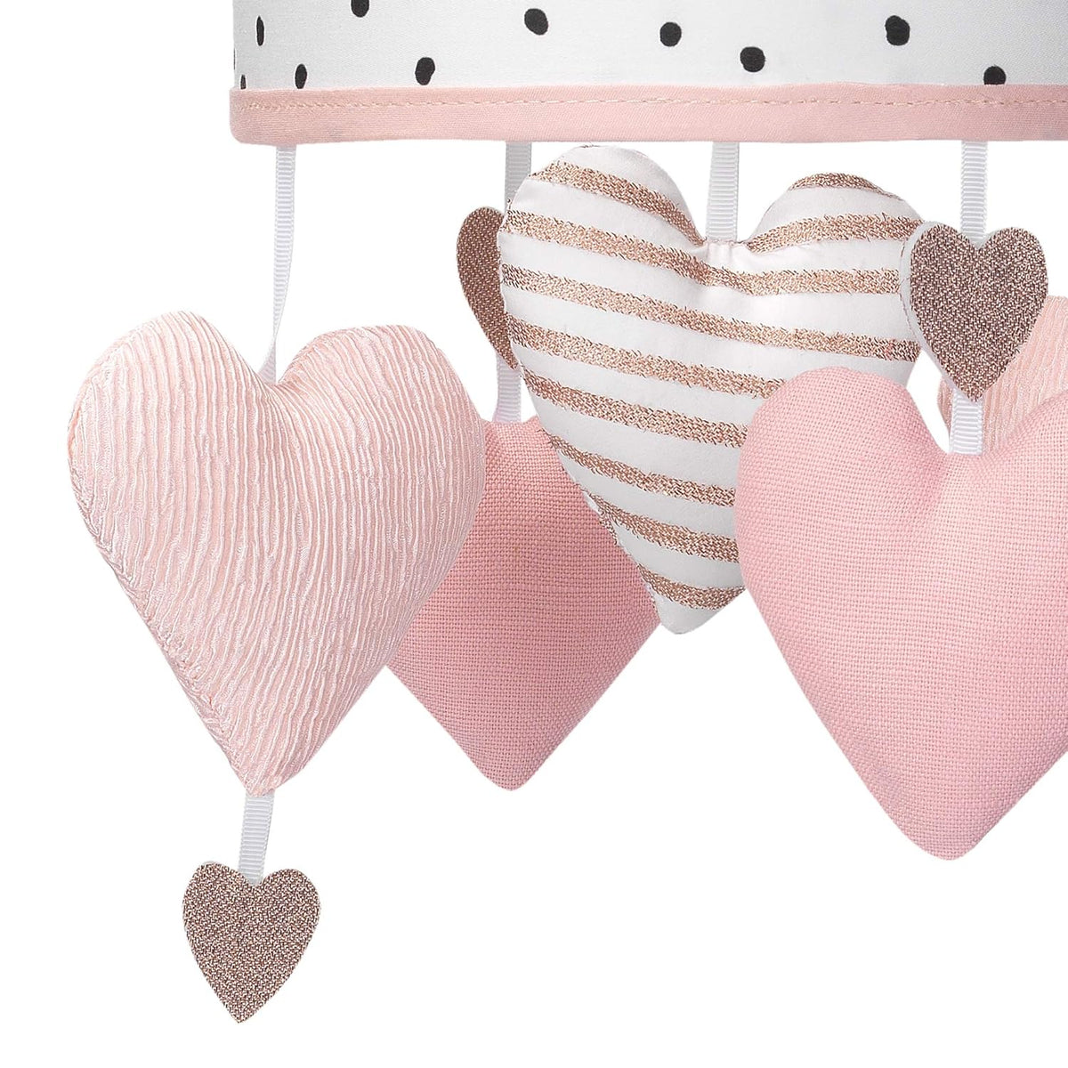 Pink/White Musical Baby Crib Mobile C761