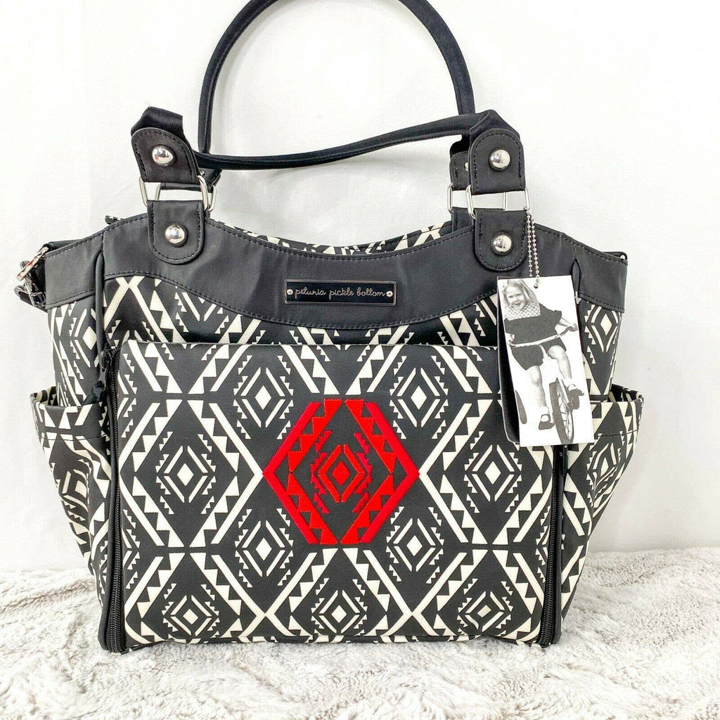 Black City Carryall Diaper Bag N643