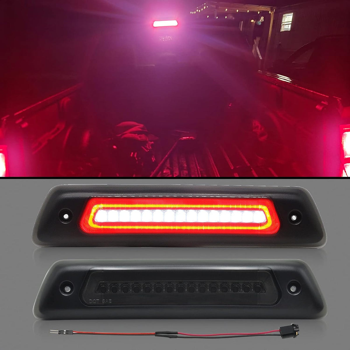 Smoked Lens LED Third Brake Light Pack of 2 G713849