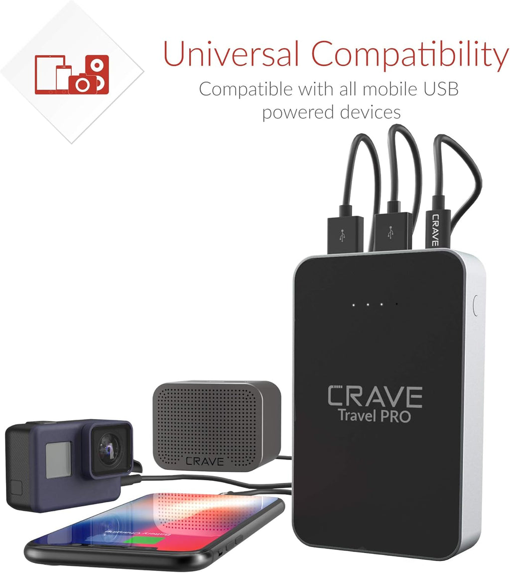 13400 mAh Quick Charge QC 3.0 USB Type C PD Portable Battery Charger Pack of 2 J425