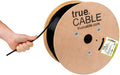 Cat6A Plenum Bulk Ethernet Cable, 1000ft, White, 23AWG 4 Pair Solid Bare Copper, UTP Y4079