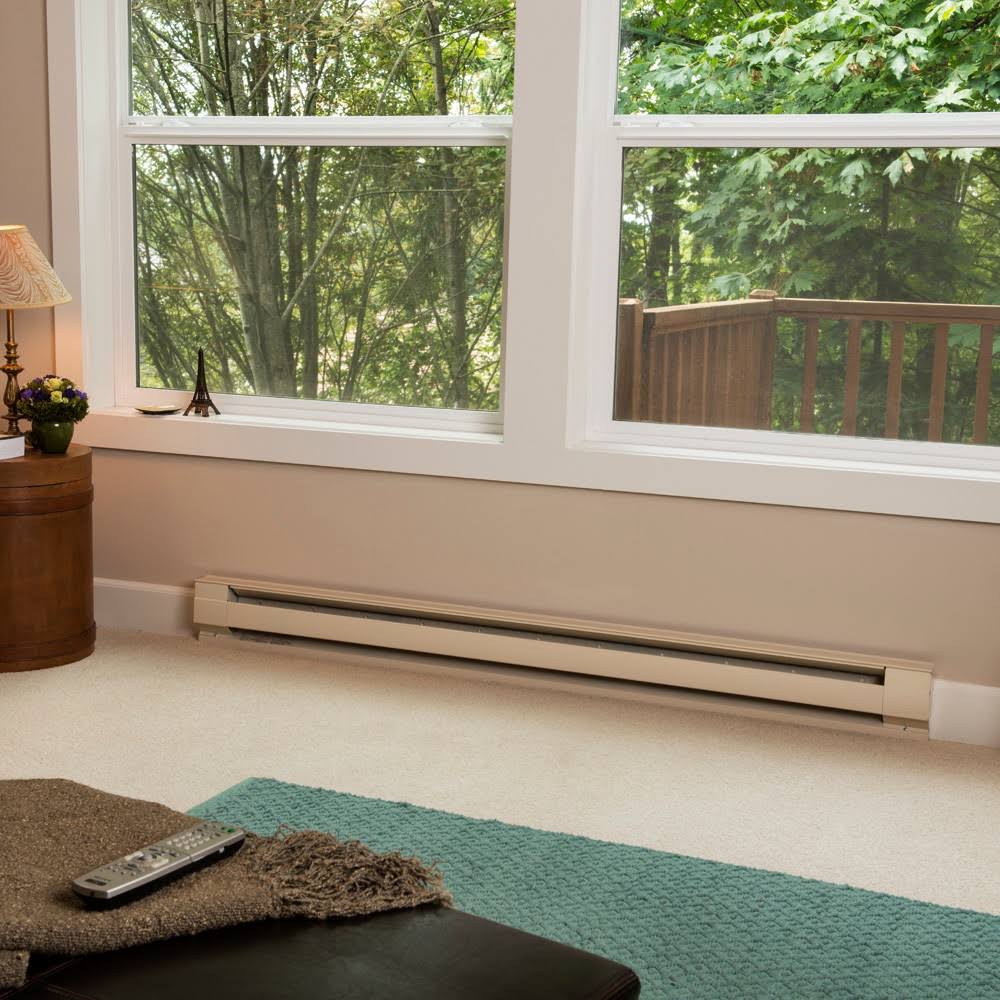 White 240-Volt Electric Baseboard Heater D63597