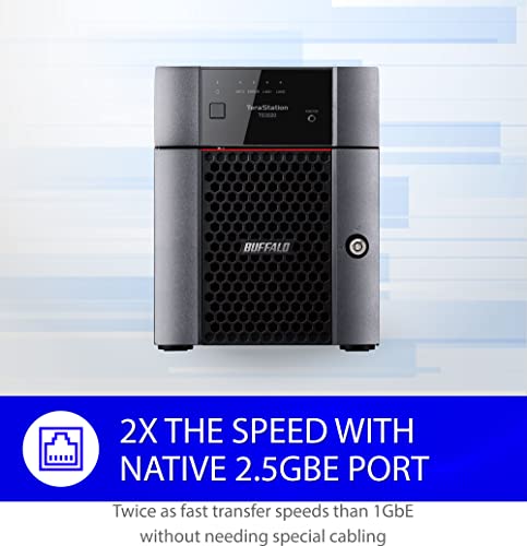 4-Bay 16TB Desktop NAS with Hard Drives Included U21954