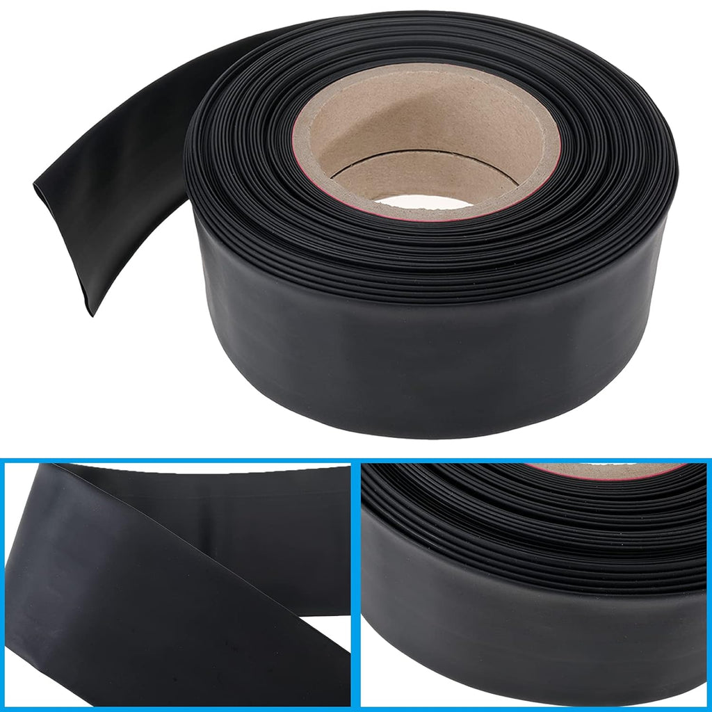 2:1 Heat Shrink Tubing 82 FT 2 Inch ID PE Electrical Shrink Tube Pack of 2 U63236