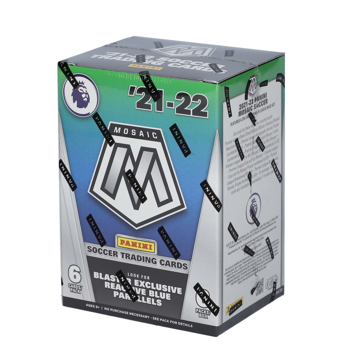 2021 Panini Mosaic Soccer Premier League Factory Sealed Blaster Box M249