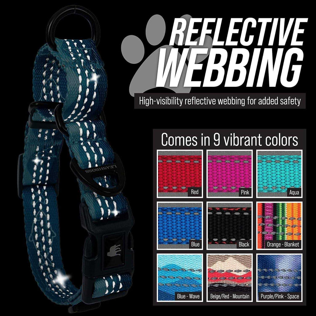 Patterned Fabric Martingale Dog Collar R552332
