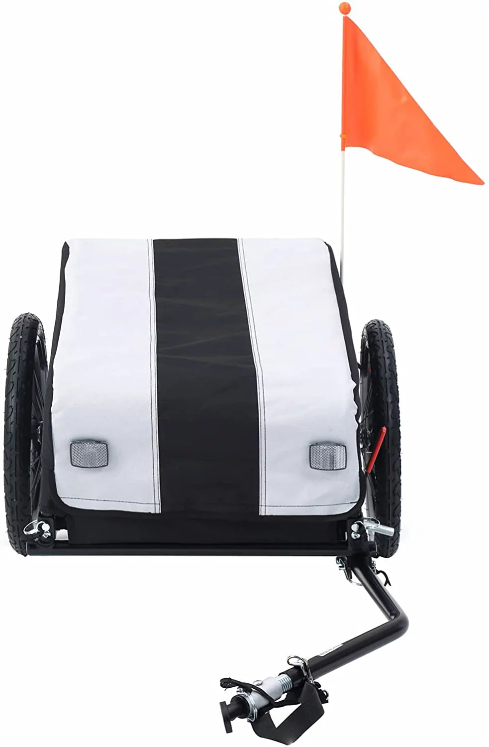 Two-Wheel Bicycle Cargo Trailer, White X521