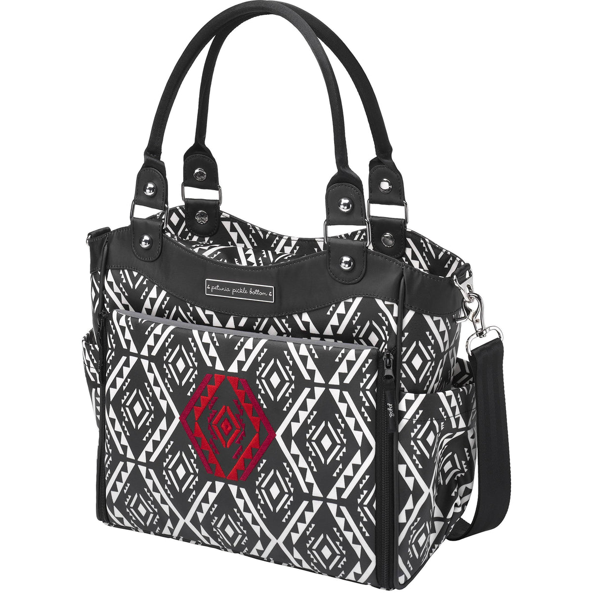 Black City Carryall Diaper Bag N643