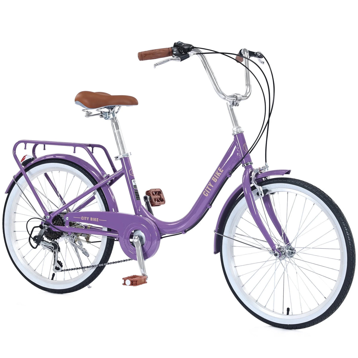 Pink 22 inch 7 speed Girls Cruiser Bike A66952
