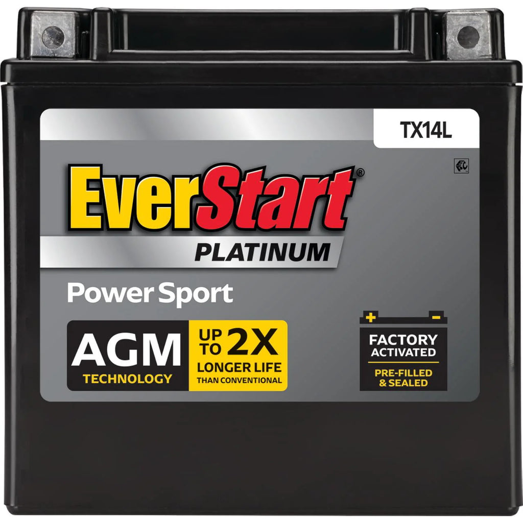 AGM Power Sport Battery Group Size TX14L 12 Volt 200 CCA Q663
