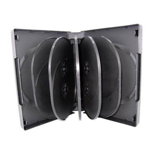 100 Black 12 Disc DVD Cases A7475