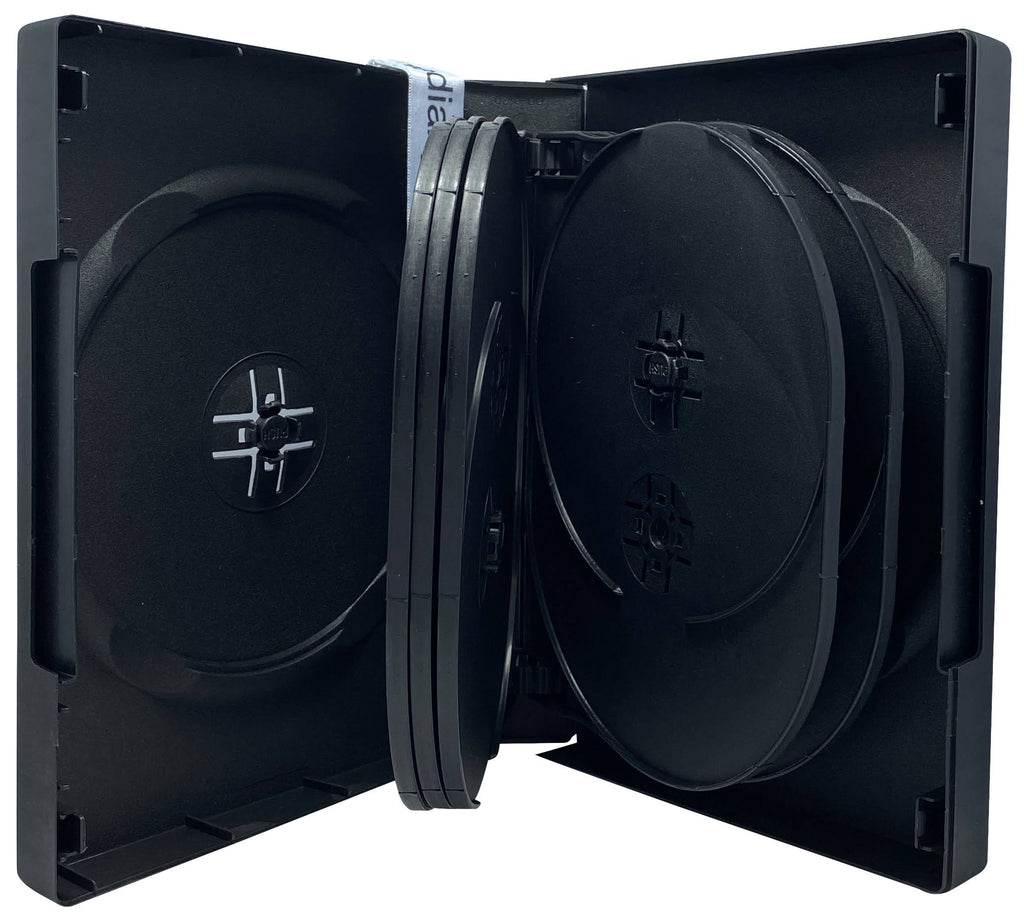 100 Black 12 Disc DVD Cases A7475