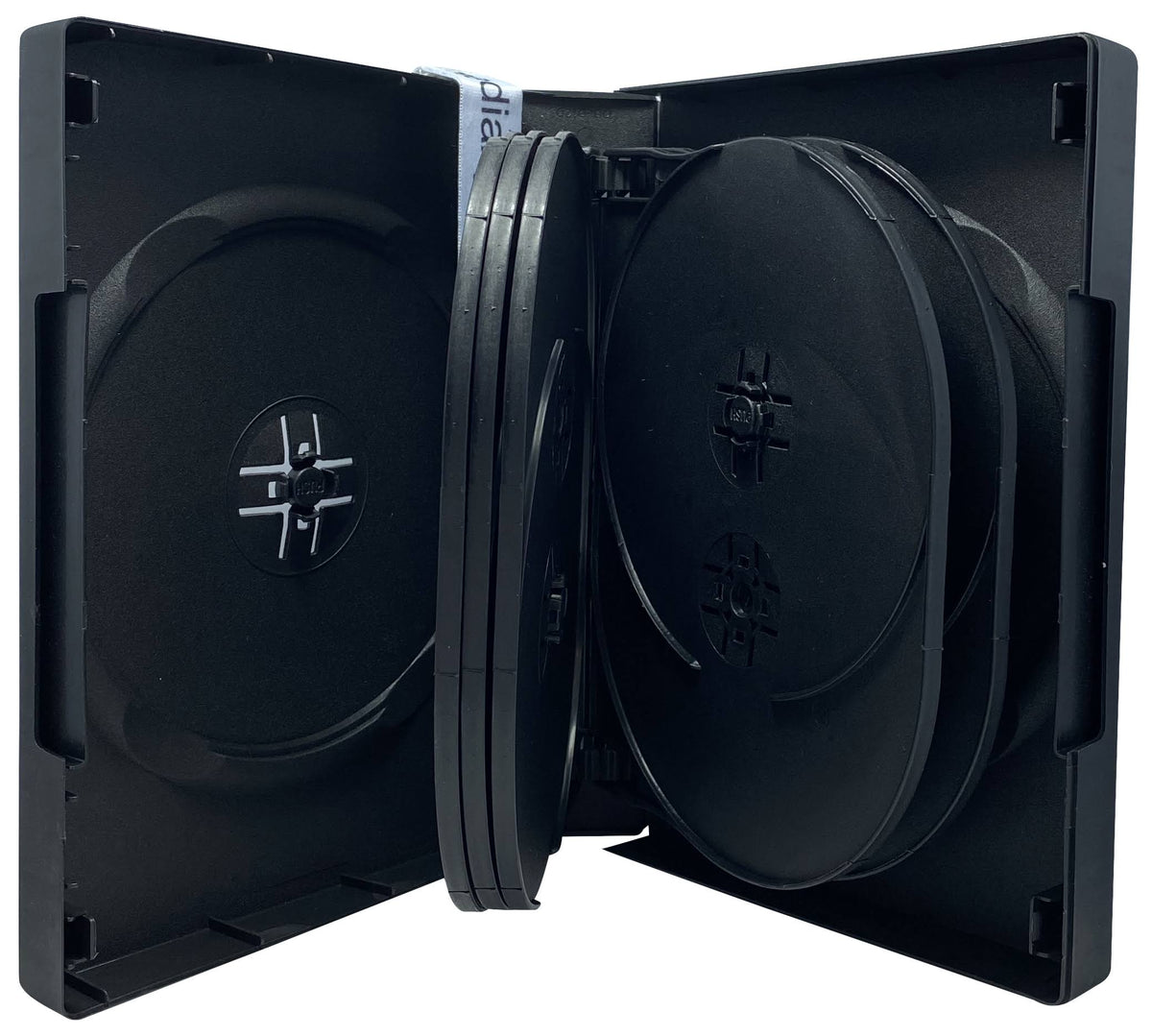 100 Black 12 Disc DVD Cases A7475