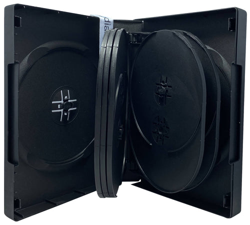 100 Black 12 Disc DVD Cases A7475