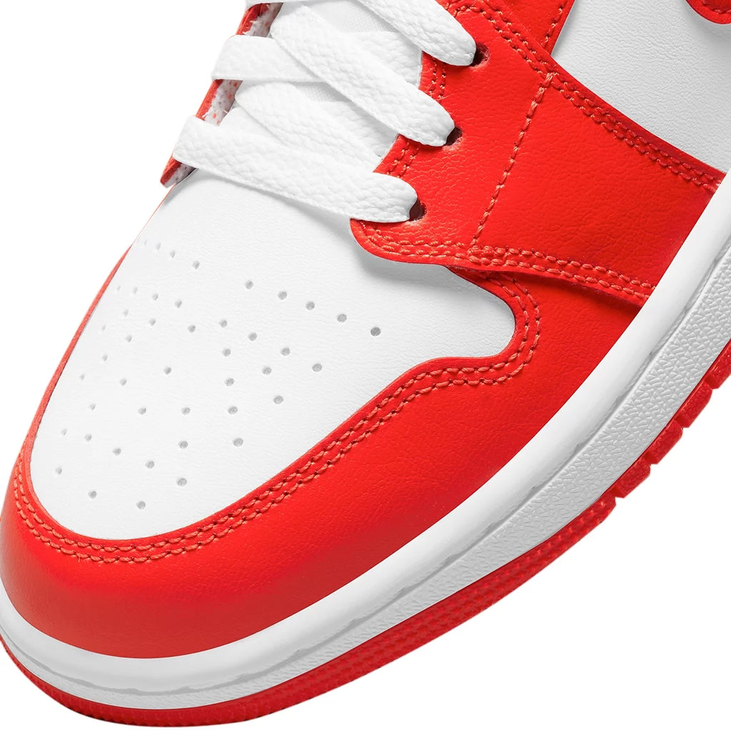 White Habanero Red Mid Sneakers T88720