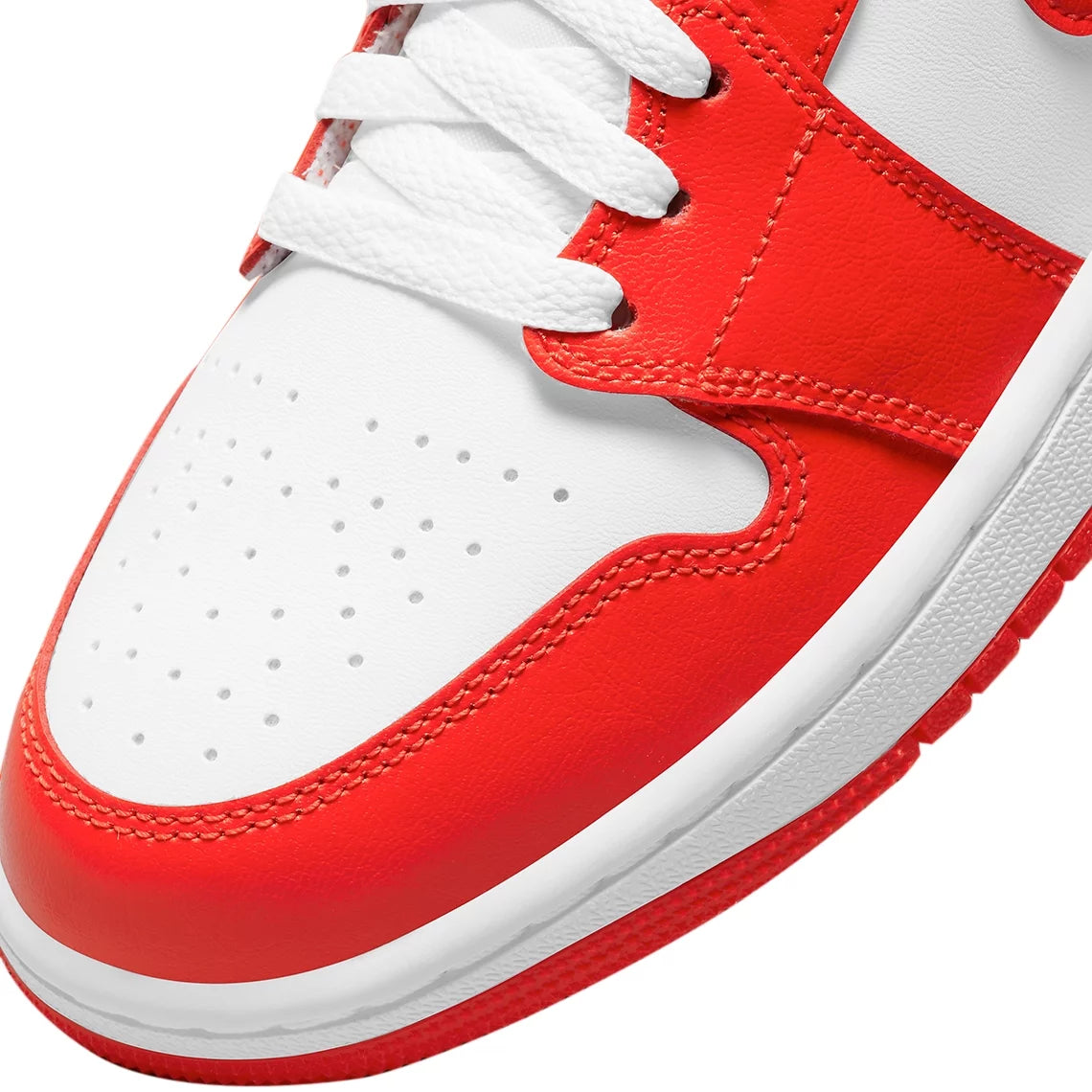 White Habanero Red Mid Sneakers T88720