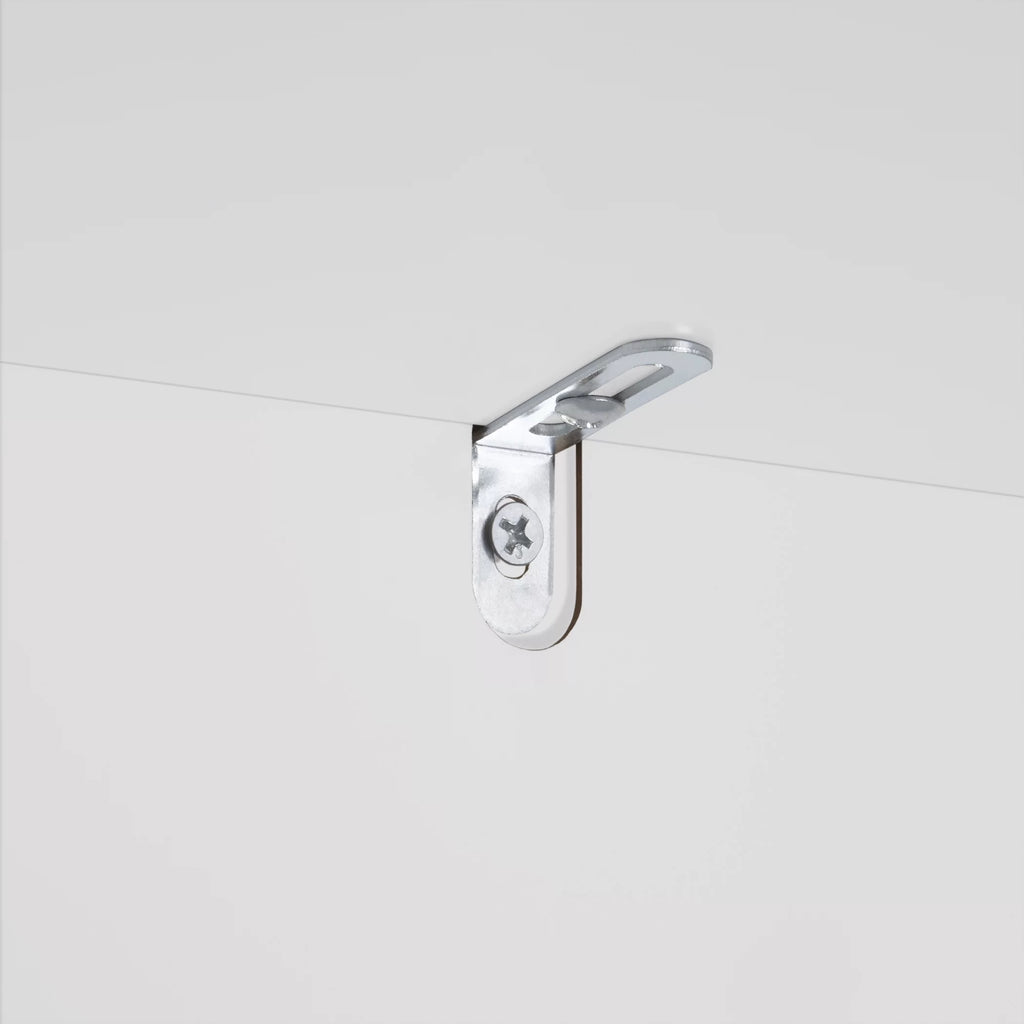 White Tall Bath Cabinet with 1-Door and Shelves Z549