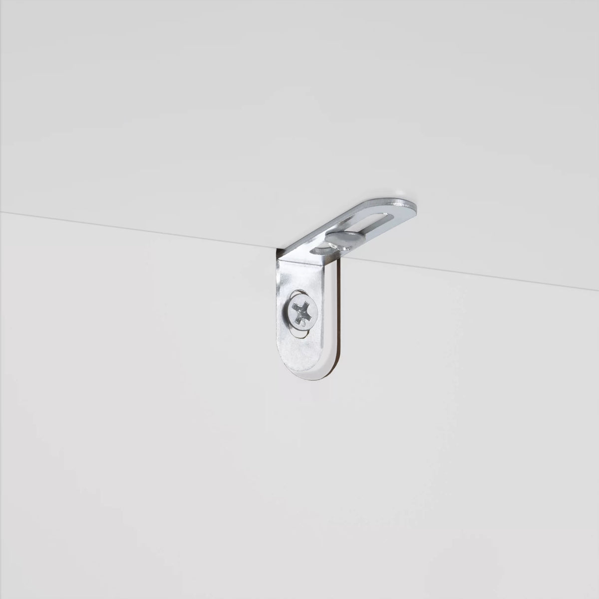 White Tall Bath Cabinet with 1-Door and Shelves Z549