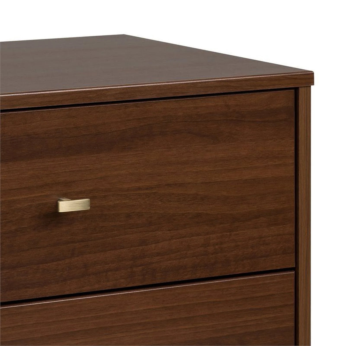 Mid-Century Wood 2 Drawer Nightstand in Cherry B299