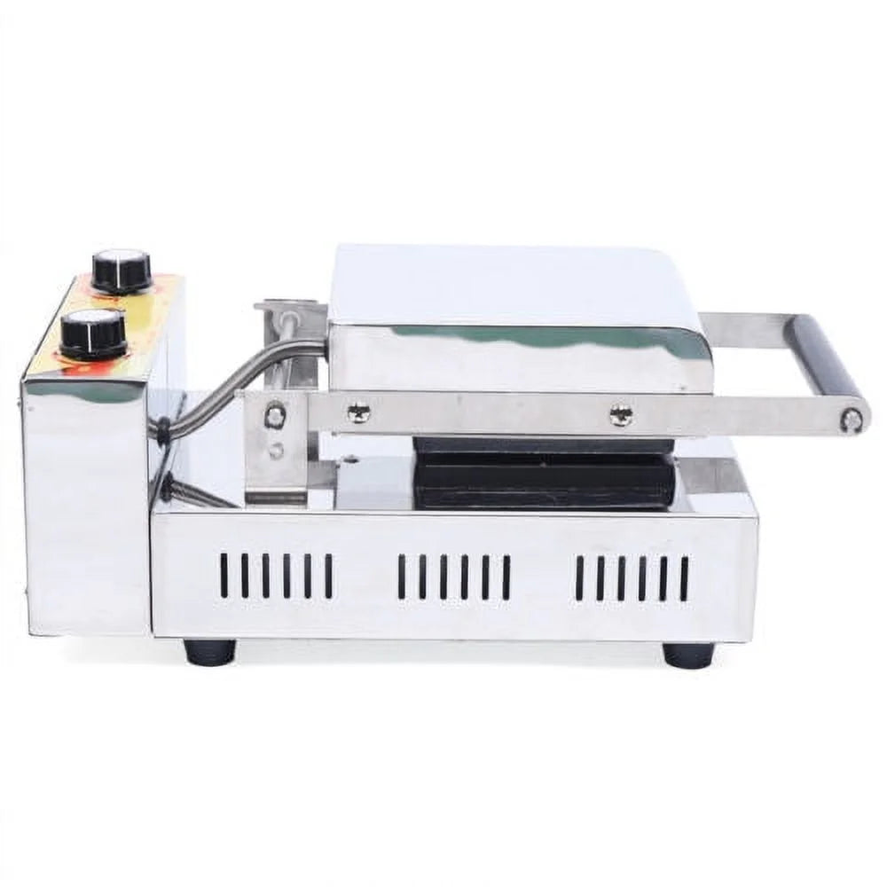 1000W Electric Burger Waffle Maker Panini Press E257