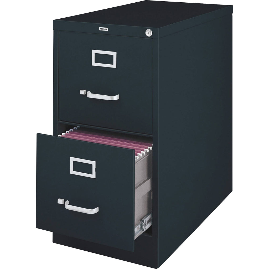 Black 2-Drawer Vertical File Cabinet R698