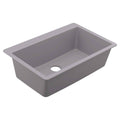 33x22 Undermount Single Basin Granite - Gray F838