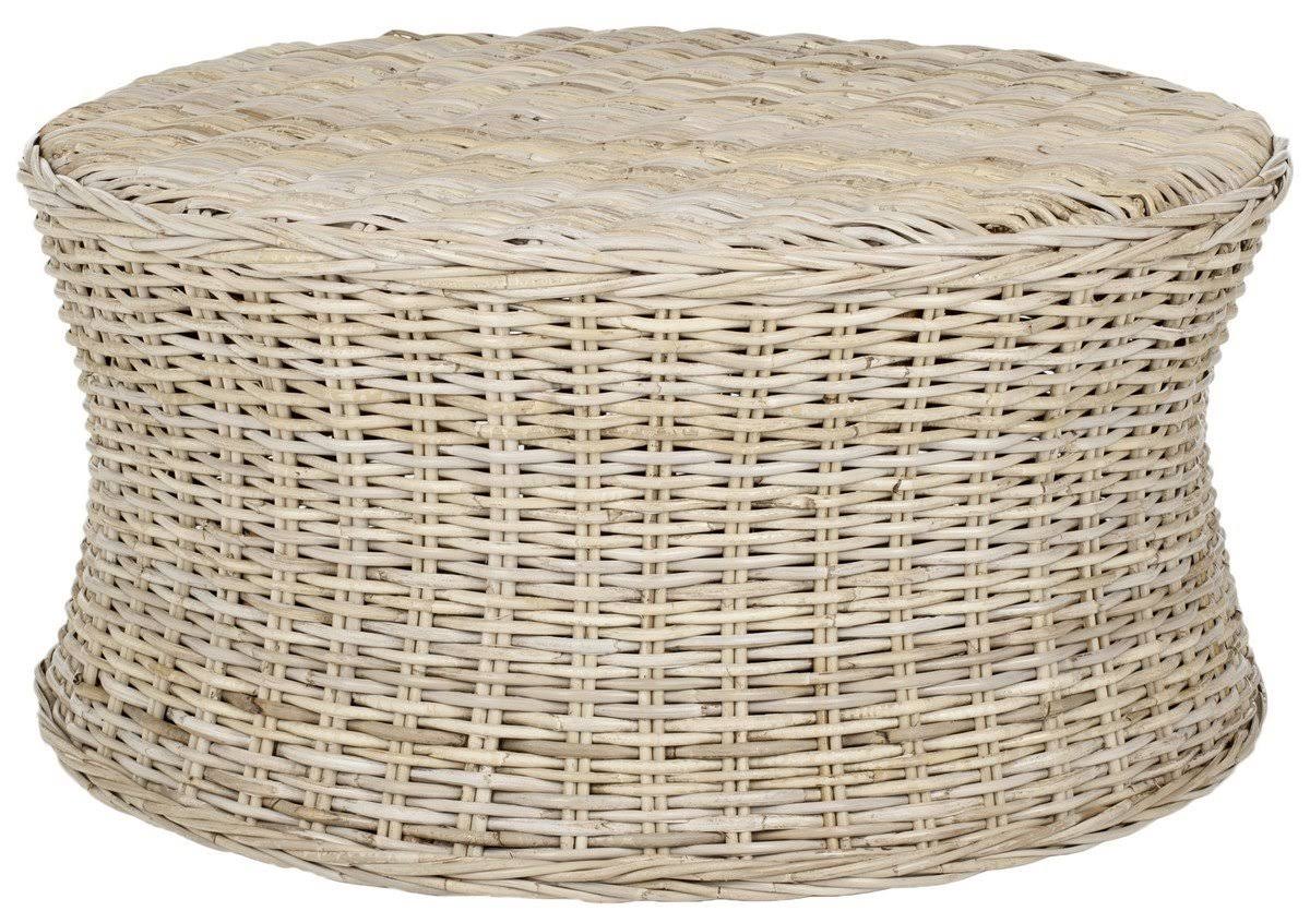 White Cocktail Ottoman V18950