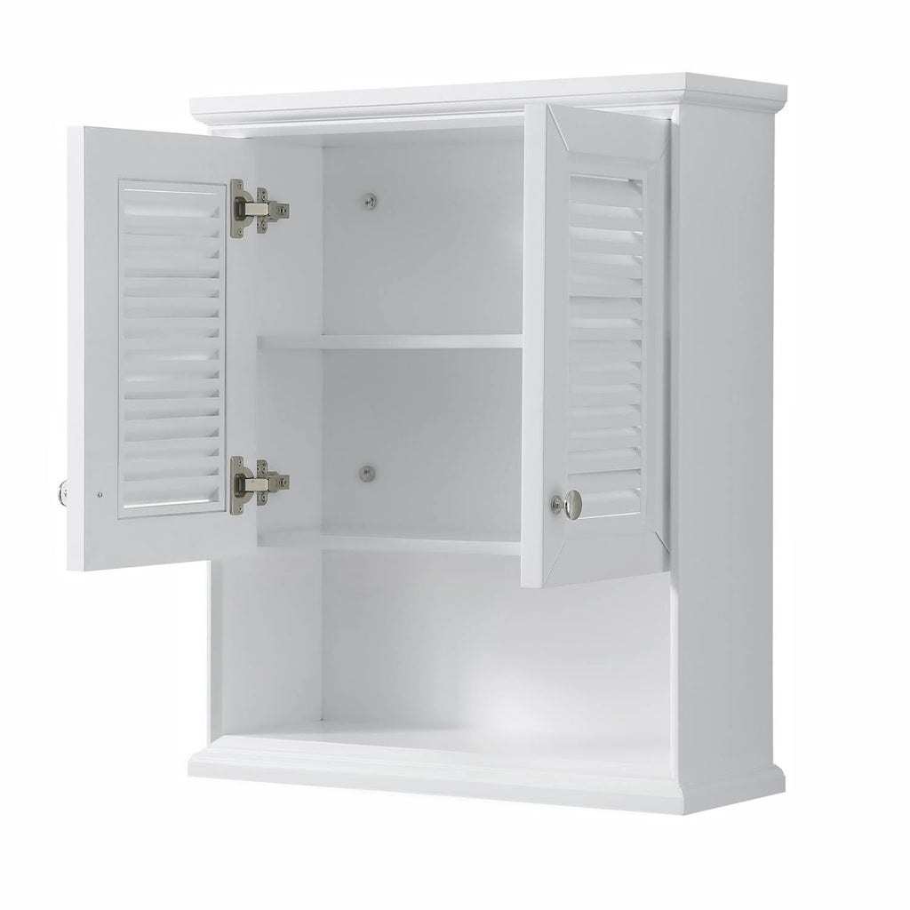 White Wall-Mounted Storage Cabinet K1394