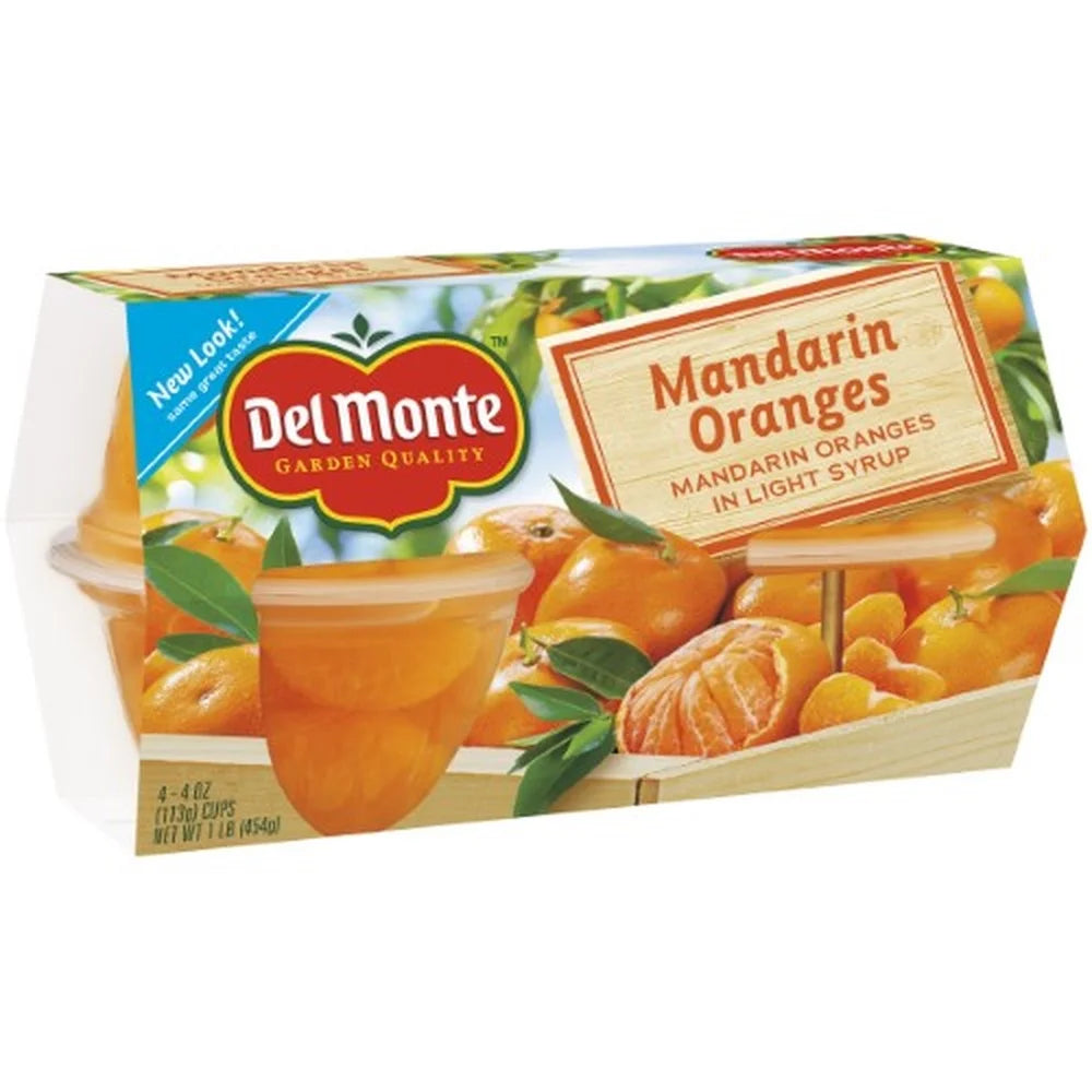 Mandarin Oranges in 100% Juice Fruit Cups Pack of 10 Y4846