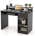 Computer Desk with Drawers, Hutch, Keyboard Tray & Adjustable F87563